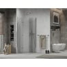 Mexen Lima Duo cabină de duș pliabilă 80 x 80 cm, transparent, Crom - 856-080-080-02-00