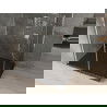 Mexen Omega cabină de duș extensibilă 100 x 90 cm, transparent, Crom + cadă de duș Flat, Neagră - 825-100-090-01-00-4070