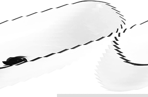 Mexen Rita chiuvetă deasupra blatului 45 x 32 cm, alb/negru margine - 21084507