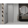 Mexen Roma ușa de duș cu balamale 90 cm, transparent, Crom - 854-090-000-01-00