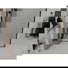 Mexen Roma ușa de duș cu balamale 70 cm, transparent, Neagră - 854-070-000-70-00
