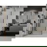 Mexen Roma ușa de duș cu balamale 90 cm, transparent, Neagră - 854-090-000-70-00