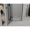 Mexen Roma 90 cm-es nyíló zuhanyajtó, átlátszó, fekete - 854-090-000-70-00