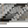 Mexen Roma ușa de duș cu balamale 90 cm, transparent, Neagră - 854-090-000-70-00