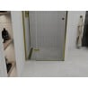 Mexen Roma ușa de duș cu balamale 90 cm, transparent, Aurie - 854-090-000-50-00