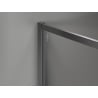 Mexen Kioto-F perete de duș Walk-in cu ramă 135 x 100 cm, transparent 8 mm, gri pistol periat - 800-135-202-04-66-100