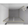 Mexen Exo-B Duo 100 x 80 cm-es, átlátszó, arany zuhanykabin - 814-100-080-50-00
