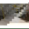 Mexen Omega cabină de duș extensibilă 100 x 90 cm, transparent, Aurie + cadă de duș Flat, Neagră - 825-100-090-50-00-4070G