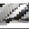 Mexen Exo cabină de duș pivotantă 100 x 90 cm, transparent, auriu - 814-100-090-50-00