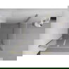 Mexen Exo cabină de duș pivotantă 100 x 100 cm, transparent, auriu - 814-100-100-50-00
