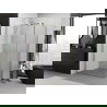 Mexen Exo cabină de duș rabatabilă 135 x 80 cm, transparentă, aurie - 819-135-080-50-00