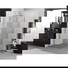 Mexen Exo cabină de duș pivotantă 100 x 100 cm, transparent, auriu - 819-100-100-50-00