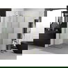 Mexen Exo cabină de duș pivotantă 100 x 100 cm, transparent, auriu - 819-100-100-50-00