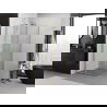 Mexen Exo cabină de duș cu ușă batantă 70 x 70 cm, transparent, auriu - 8182-070-070-50-00