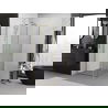 Mexen Exo cabină de duș cu ușă batantă 70 x 70 cm, transparent, auriu - 8182-070-070-50-00