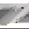 Mexen Exo cabină de duș cu ușă batantă 70 x 70 cm, transparent, auriu - 8182-070-070-50-00