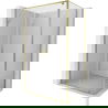 Mexen Exo cabină de duș cu ușă oscilantă 80 x 70 cm, transparentă, aurie - 8182-080-070-50-00