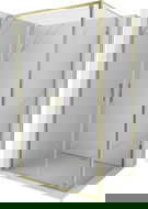 Mexen Exo cabină de duș cu ușă batantă 70 x 80 cm, transparent, auriu - 8182-070-080-50-00