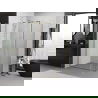Mexen Exo cabină de duș cu deschidere 90 x 80 cm, transparent, auriu - 8182-090-080-50-00