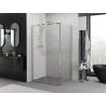 Mexen Exo cabină de duș cu uși batante 90 x 85 cm, transparent, auriu - 8182-090-085-50-00
