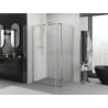Mexen Exo cabină de duș cu uși batante 90 x 85 cm, transparent, auriu - 8182-090-085-50-00