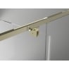 Cabină de duș cu uși batante Mexen Exo 100 x 100 cm, transparent, aurie - 8182-100-100-50-00