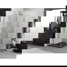 Cabină de duș cu ușă batantă Mexen Exo 85 x 85 cm, transparent, aurie - 8181-085-085-50-00