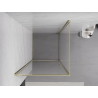 Mexen Exo-BR cabina de duș cu deschidere 85 x 85 cm, transparentă, aurie - 8181-085-085-50-00