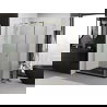 Mexen Exo cabină de duș cu ușă batantă 95 x 85 cm, transparent, auriu - 8181-095-085-50-00