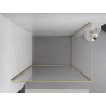 Mexen Exo-BR cabina de duș cu ușă batantă 75 x 100 cm, transparentă, auriu - 8181-075-100-50-00