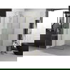 Mexen Exo cabină de duș cu uși batante 100 x 100 cm, transparent, auriu - 8181-100-100-50-00