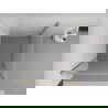 Mexen Exo cabină de duș cu uși batante 70 x 70 cm, transparent, auriu - 817-070-070-50-00