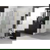 Mexen Exo cabină de duș cu ușă batantă 75 x 75 cm, transparentă, aurie - 817-075-075-50-00