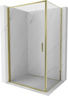 Mexen Exo-B 95 x 80 cm-es nyíló zuhanykabin, áttetsző, arany - 817-095-080-50-00