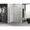 Mexen Exo-B cabina de duș cu ușă batantă 80 x 90 cm, transparentă, auriu - 817-080-090-50-00