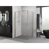 Mexen Exo cabină duș batantă 75 x 95 cm, transparentă, auriu - 817-075-095-50-00