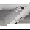 Mexen Exo cabină de duș pivotantă 90 x 95 cm, transparent, auriu - 817-090-095-50-00