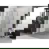 Mexen Exo cabină de duș pivotantă 95 x 95 cm, transparentă, aurie - 817-095-095-50-00