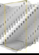 Mexen Exo cabina de duș cu ușă pivotantă 80 x 100 cm, transparentă, aurie - 817-080-100-50-00