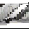Mexen Exo cabină de duș pivotantă 80 x 100 cm, transparentă, aurie - 817-080-100-50-00