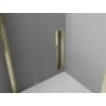 Mexen Exo cabină de duș pliabilă 85 x 80 cm, transparentă, aurie - 816-085-080-50-00