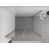 Mexen Exo cabină de duș pliabilă 85 x 80 cm, transparentă, aurie - 816-085-080-50-00