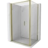 Mexen Exo cabină de duș pliabilă 80 x 85 cm, transparentă, aurie - 816-080-085-50-00