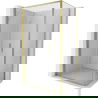 Mexen Exo cabină de duș pliabilă 70 x 95 cm, transparentă, aurie - 816-070-095-50-00