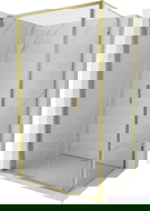 Mexen Exo cabină de duș pliabilă 80 x 100 cm, transparentă, aurie - 816-080-100-50-00