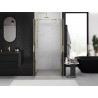 Mexen Exo-B Duo uși de duș duble batante 70 cm, transparente, aurii - 814-070-000-50-00