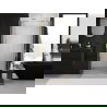 Mexen Exo uși de duș duble rabatabile 70 cm, transparente, aurii - 814-070-000-50-00