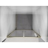 Mexen Exo-B Duo uși de duș duble batante 70 cm, transparente, aurii - 814-070-000-50-00