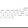 Mexen Exo uși de duș duble batante 90 cm, transparent, auriu - 814-090-000-50-00