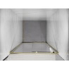 Mexen Exo-S uși de duș glisante 105 cm, transparent, aurii - 8151-105-000-50-00